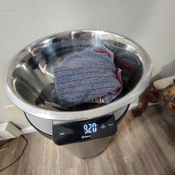 Arizona Jean Co Division #1 Henley Shirt Gray Red Stripe Long Sleeve Large - Picture 8 of 8